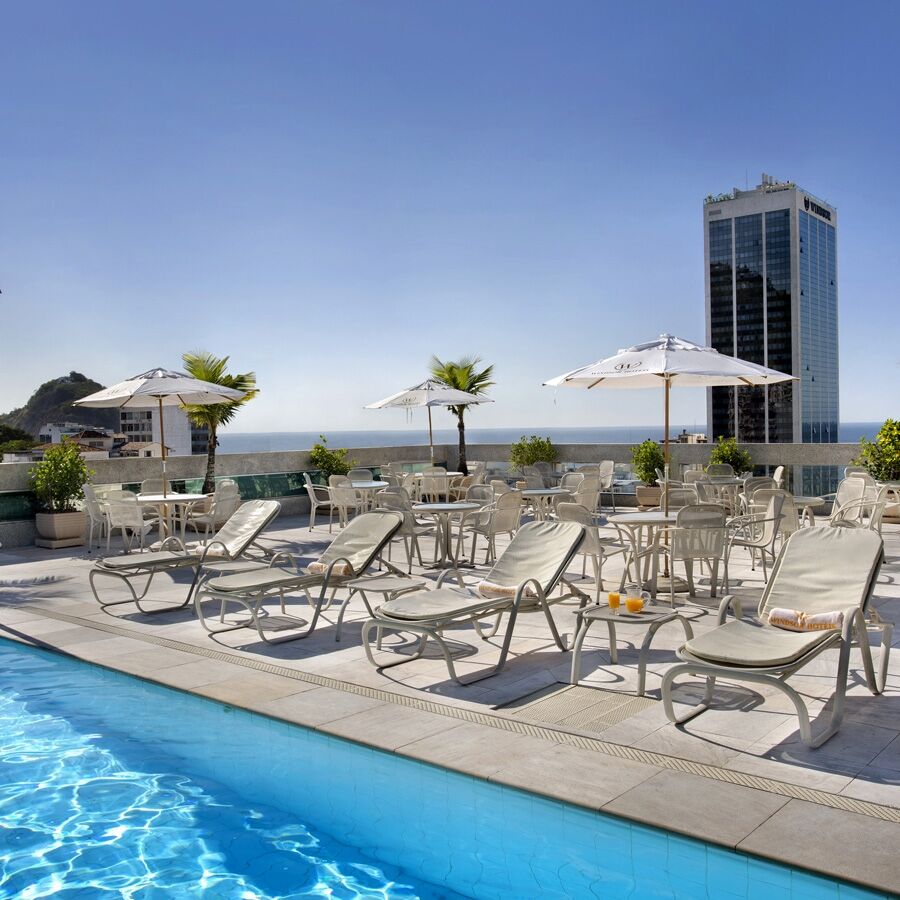 Windsor Plaza Copacabana Rio de Janeiro Bagian luar foto